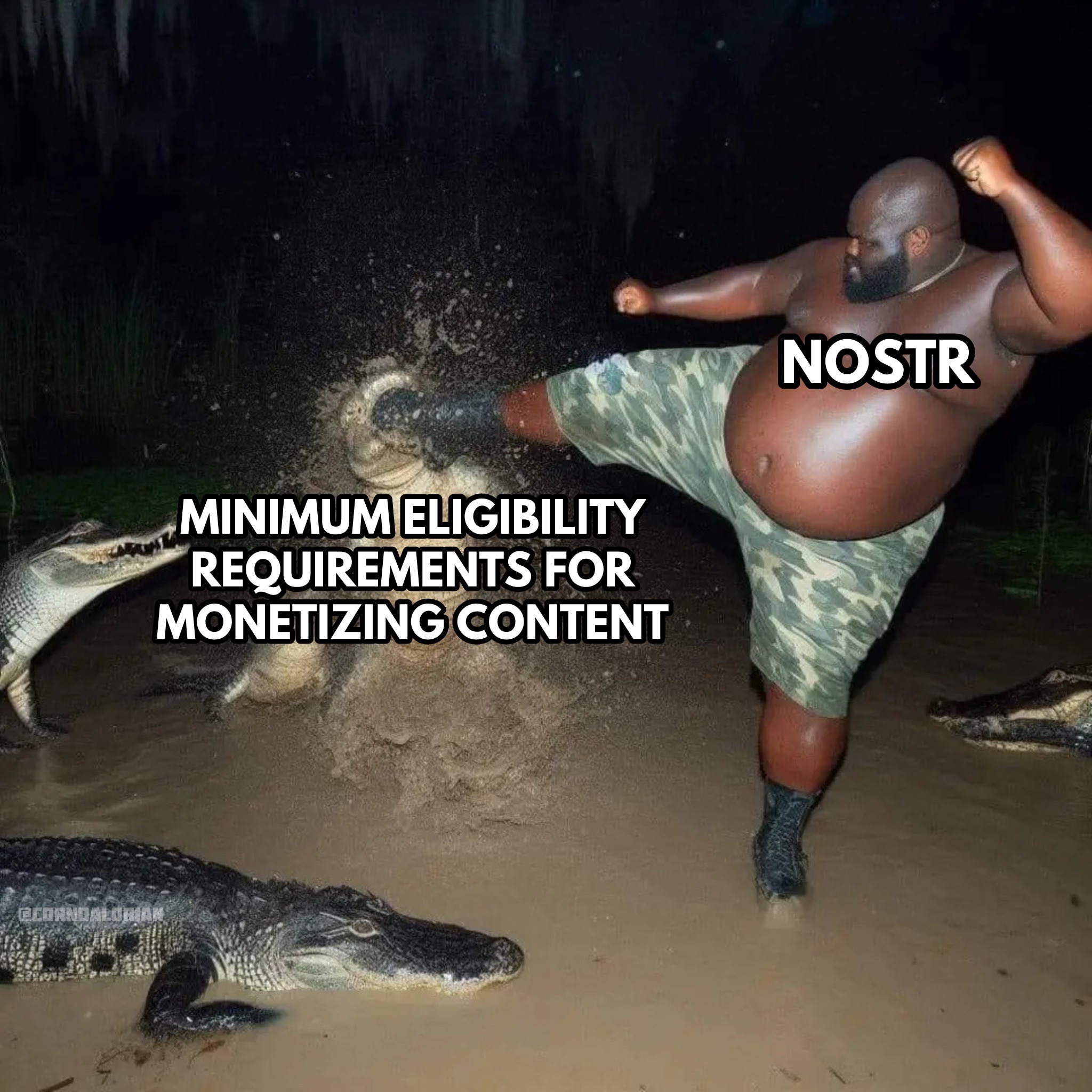Nostr kicking minimum eligibility requirements for monetizing content